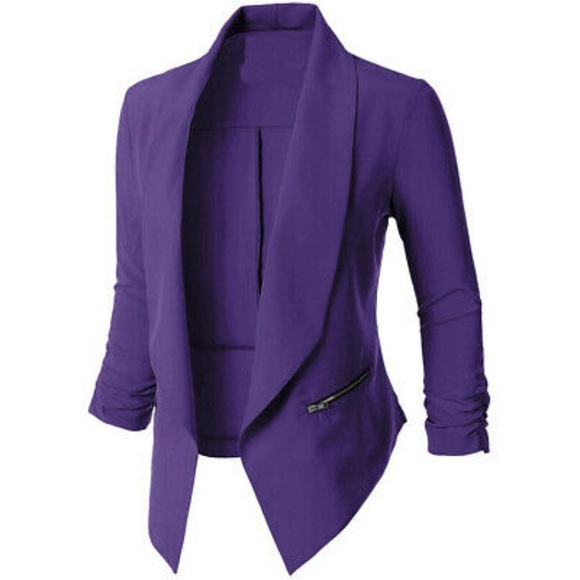 Marshalls Jackets & Coats Sexy Purple Blazer Poshmark